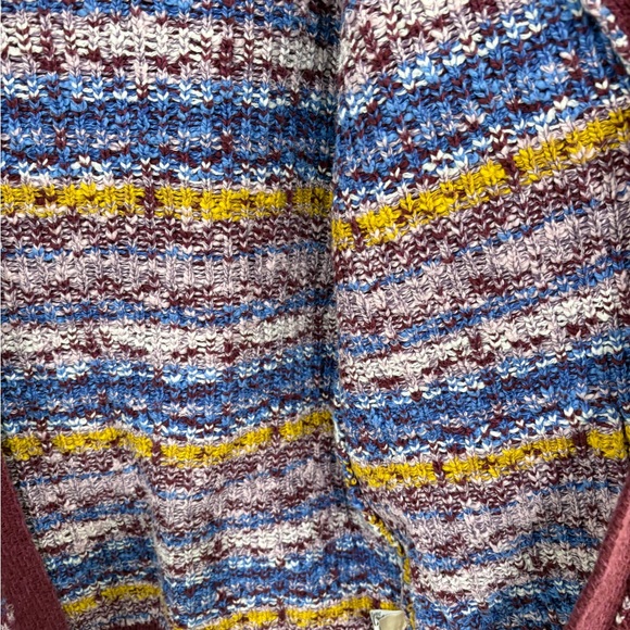 LL Bean Cotton Ragg Fair Isle Cardigan Sweater - Picture 6 of 15
